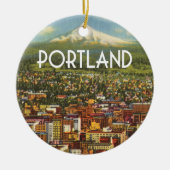  Portland, Oregon Keramisch Ornament (Voorkant)