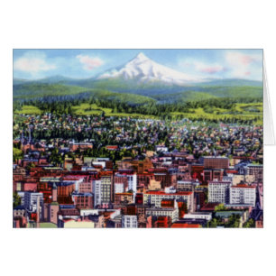 Portland Oregon Mt. Hood uit City