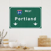 Portland Oregon of Interstate Highway Freeway : Poster (Keuken)