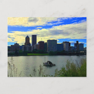 Portland, Oregon Skyline #1 Briefkaart