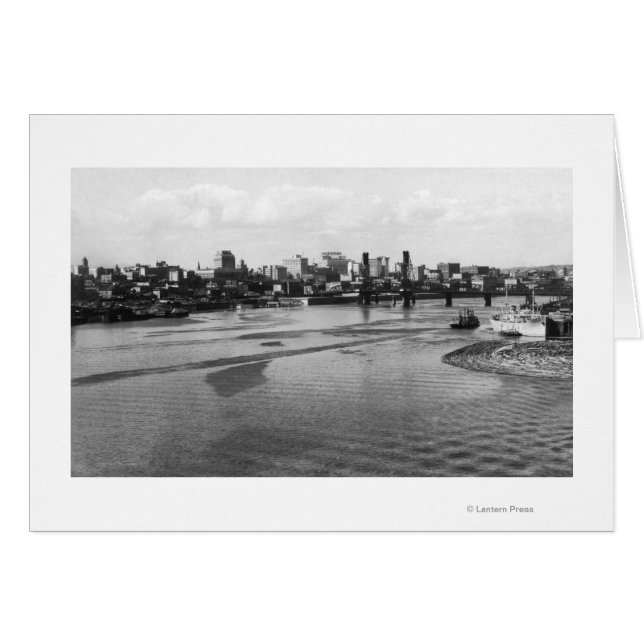 Portland, Oregon Skyline de Willamette River (Devant horizontal)