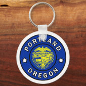 Portland Oregon Sleutelhanger (Voorkant)