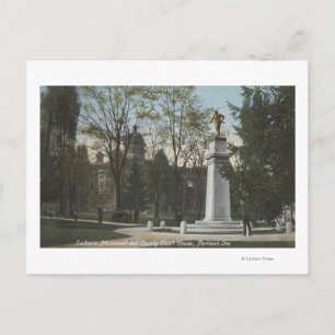 Portland, Oregon - Soldier's Monument & County Briefkaart