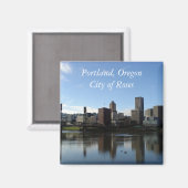 Portland Oregon - Stad van Rozen Magnet Magneet (Voorkant / Achterkant)
