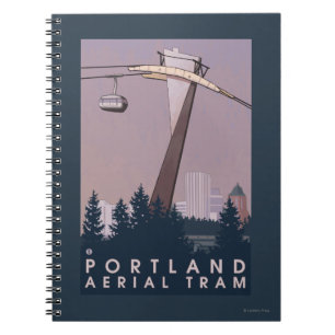Portland, Oregon Zweeftram Scene Notitieboek