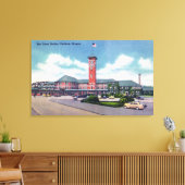 Portland, OregonBuiten Uitzicht van het EU-station Canvas Afdruk (Insitu (Woonkamer))