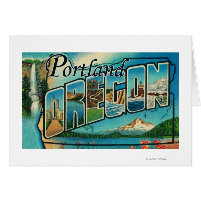 Portland, OregonGrandes lettres Scènes 2 (Devant horizontal)