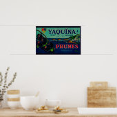 Portland, OregonYaquina Prune Label Poster (Keuken)
