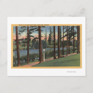Portland, ORScene in Laurelhurst Park Briefkaart