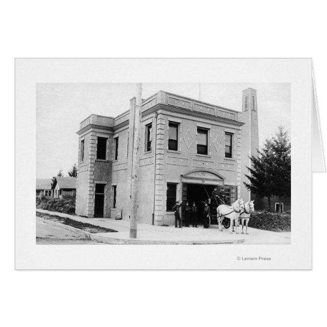 Portland, OU Fire Station #30 Horse Cart (Devant horizontal)