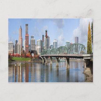 Portland Panoramic City Skyline Briefkaart