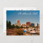 Portland par la carte postale de rivière (Devant / Derrière)