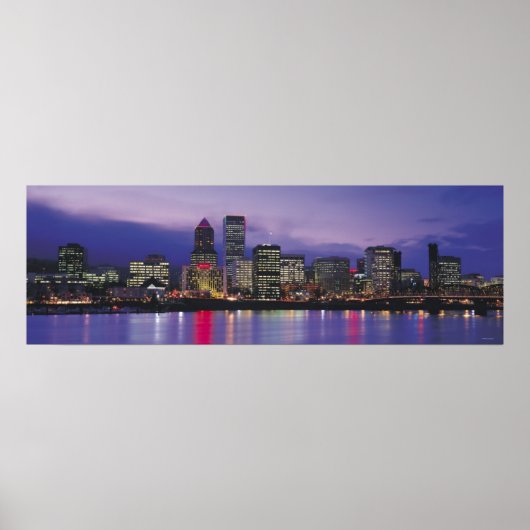 Portland Skyline Poster (Voorkant)