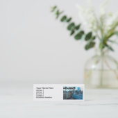 Portland Skyline Profile Card Mini Visitekaartje (Staand voorkant)
