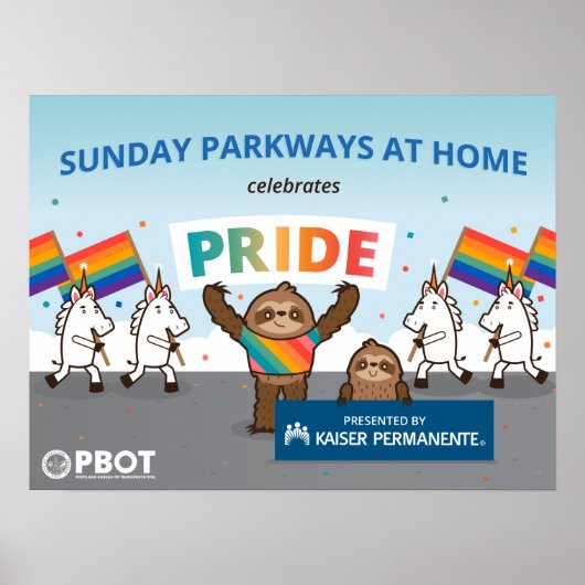 Portland Sunday Parkways poster (Voorkant)