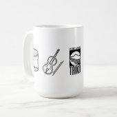 Portland Taiko Large Line Art Mug (Devant gauche)