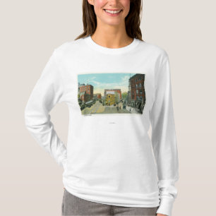 Portland, Uitzicht MaineScene van het Congres Squa T-shirt