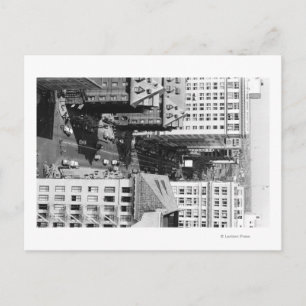 Portland, Uitzicht van de stad Oregon van de 6e Av Briefkaart