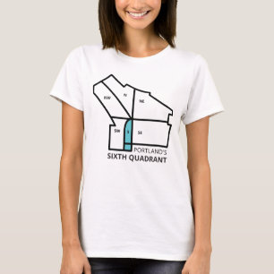 Portland Zesde kwadrant T-shirt