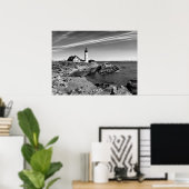 Portlandhead Black n White Poster (Bureau à domicile)