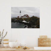Portlandhead Lighthouse-Poster Poster (Keuken)