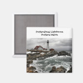 Portlandhead Vuurtoren-Magnet Magneet (Voorkant / Achterkant)