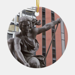 Portlandia beeld, Portland, Oregon Keramisch Ornament