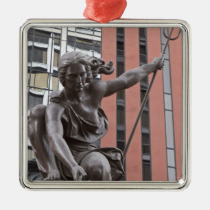Portlandia beeld, Portland, Oregon Metalen Ornament