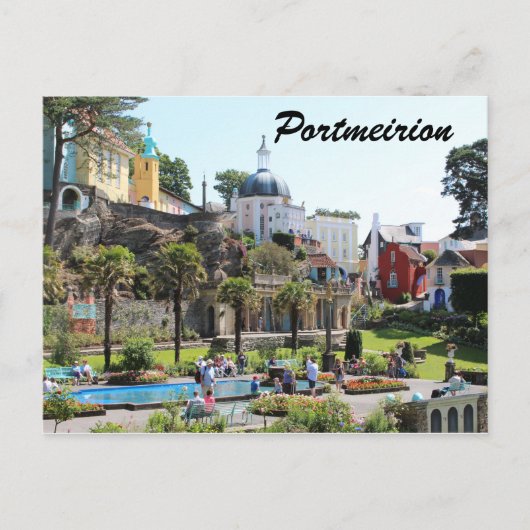 Portmeirion Briefkaart One (Voorkant)