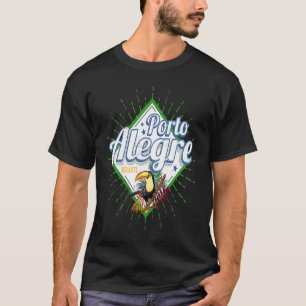 Porto Alegre Rio Grande do Sul Brazilië Retro Touc T-shirt