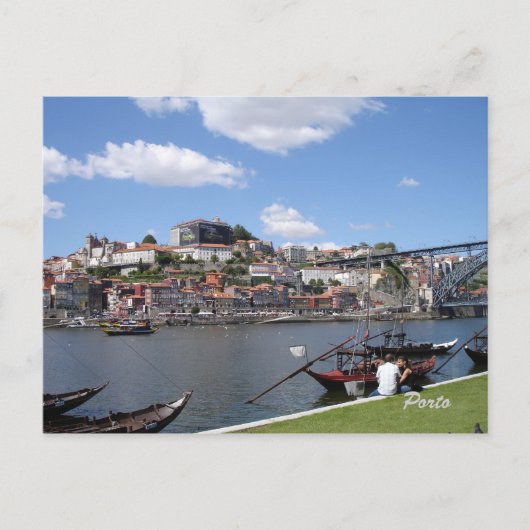 Porto au bord du fleuve, carte postale (Devant)