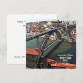 Porto brug over de Douro, Portugal (Voorkant / Achterkant)