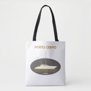 Porto Cervo Luxe Jachtclub Goud / Zwart Draagtas