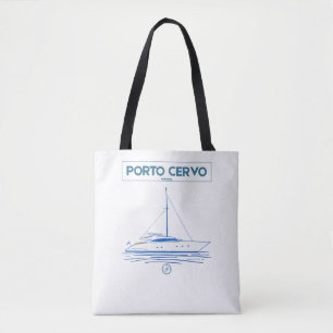 Porto Cervo Luxe Jachtclub Nautical Zomer Draagtas