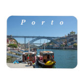 Porto. Douro River en Dom Luis I Bridge. Magneet (Horizontaal)