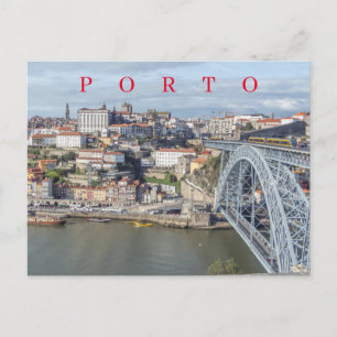 Porto-panoramisch uitzicht briefkaart