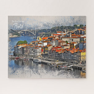 Porto, Portugal Ansichtkaart Legpuzzel