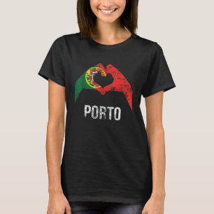 Porto Portugal Flag:  Portugese gemeente Love T-shirt