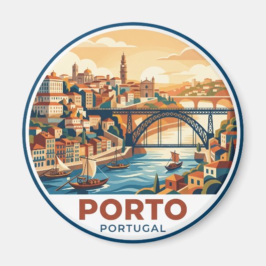 Porto Portugal Magneet (Voorkant)