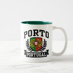 Porto Portugal Tweekleurige Koffiemok