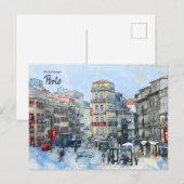 Porto - Real Portugal Briefkaart (Voorkant / Achterkant)