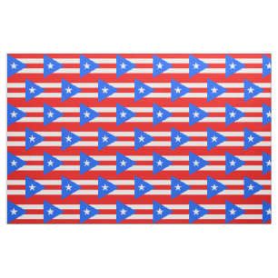 Porto Ricaanse vlag Stof