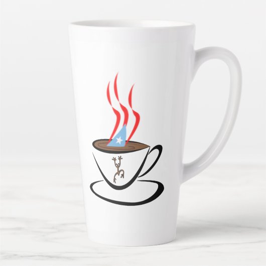 Porto Rico Aroma Coffee Latte Mug (Droite)