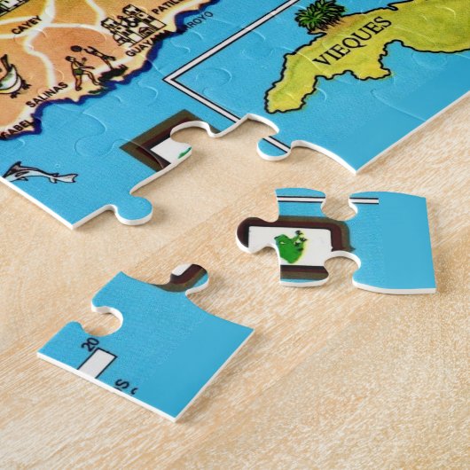 Porto Rico Carte postale Jigsaw Puzzle (Côté)