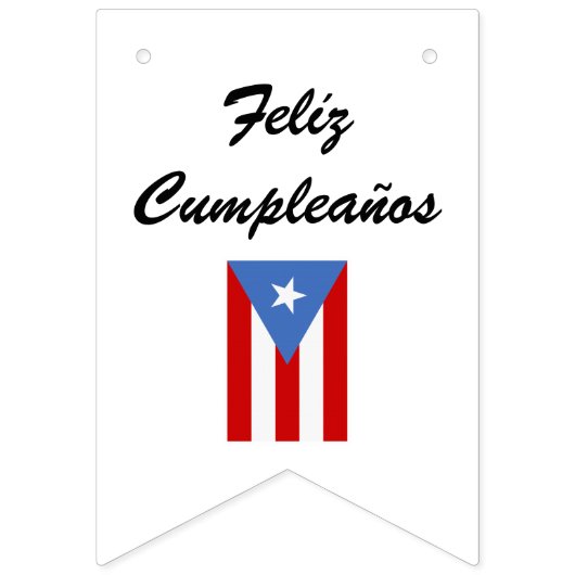 Porto Rico Domino Thème Anniversaire Drapeaux de B (Deuxième drapeau)