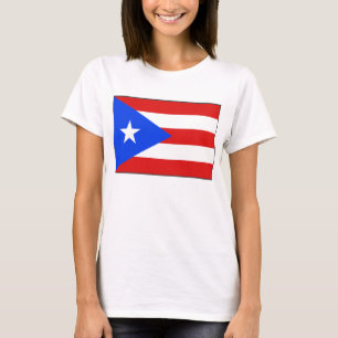 Porto Rico Drapeau x Carte T-shirt