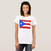 Porto Rico Drapeau x Carte T-shirt (Devant entier)