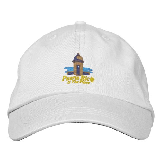 Porto Rico Est L'Endroit Du Casquette Brodé (Devant)