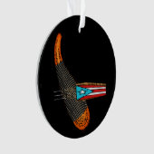 Porto Rico Flag Guiro (devant)