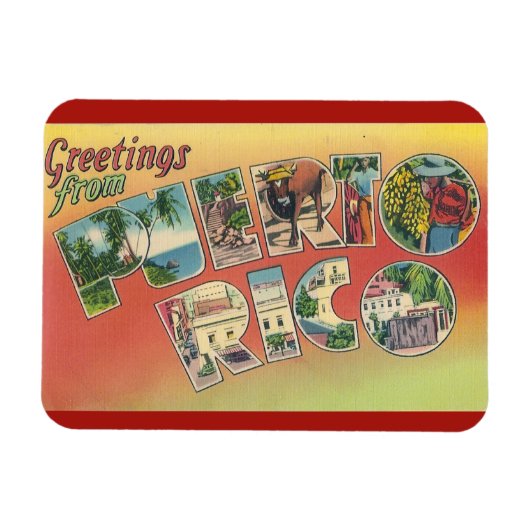Porto Rico Magnet (Horizontal)